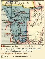 Karte aus Putzgers Historischer Schulatlas - V&K - 1918
